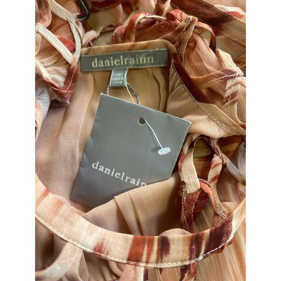 Bloomingdales Daniel Rainn Cutout Web Yoke Short Sleeve Top Size Medium NWT - Picture 7 of 8